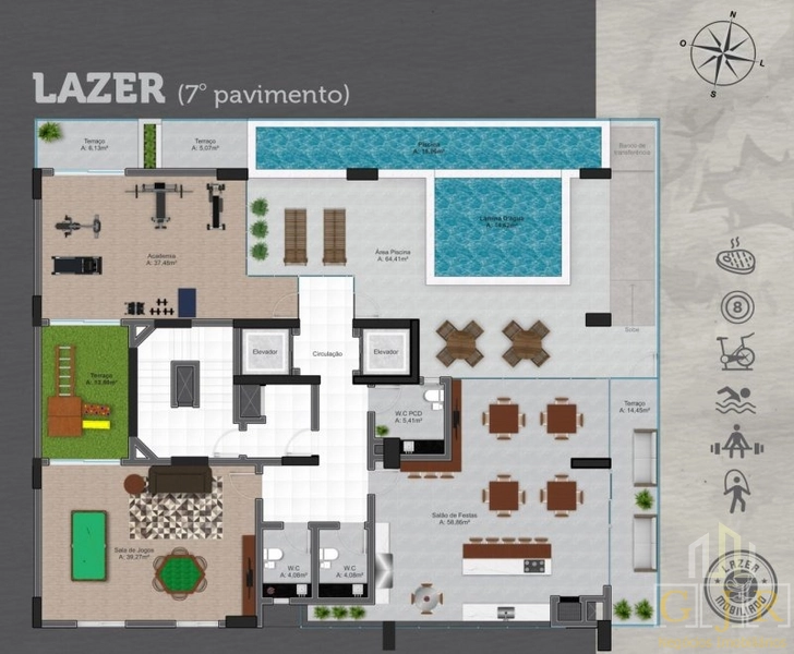 APARTAMENTO NO CENTRO DE CHAPECÓ: 19ª foto da galeria de imagens do imóvel