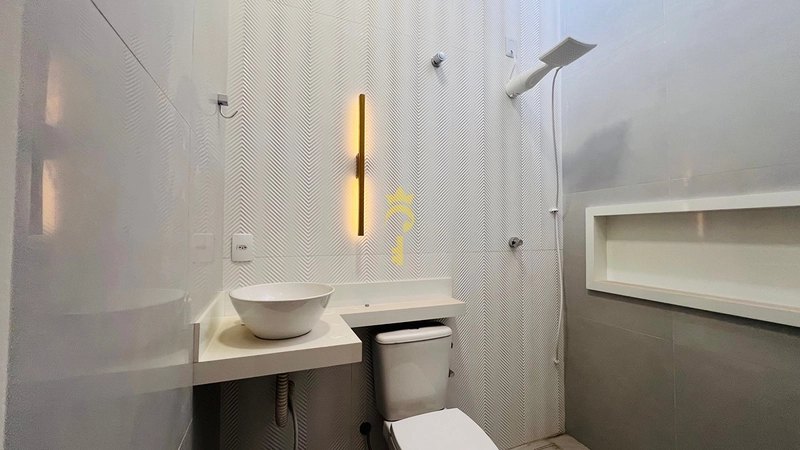 Casa Moderna à Venda no Bairro Paraíso | 2 Quartos com Suíte, Ilha em Quartzo e Localização Privilegiada – Araçatuba: 14ª foto da galeria de imagens do imóvel