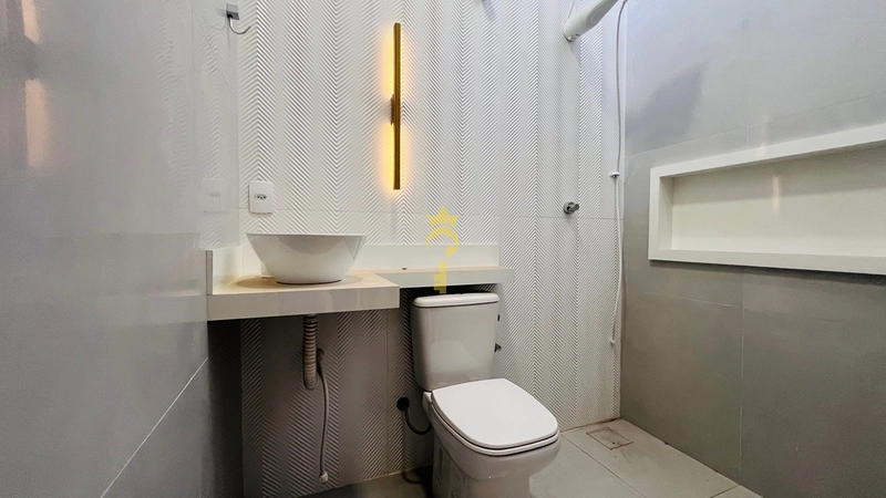 Casa Moderna à Venda no Bairro Paraíso | 2 Quartos com Suíte, Ilha em Quartzo e Localização Privilegiada – Araçatuba: 13ª foto da galeria de imagens do imóvel