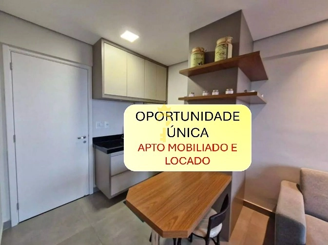 Apartamento 100% mobiliado e quitado, vista privilegiada e renda garantida — investimento sólido no Up Town: 3ª foto da galeria de imagens do imóvel