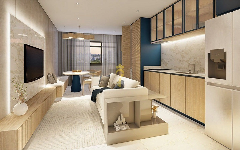  Apartamento com 2 suítes e 1 vaga de garagem - em fase de obra - no 15 andar: 3ª foto da galeria de imagens do imóvel