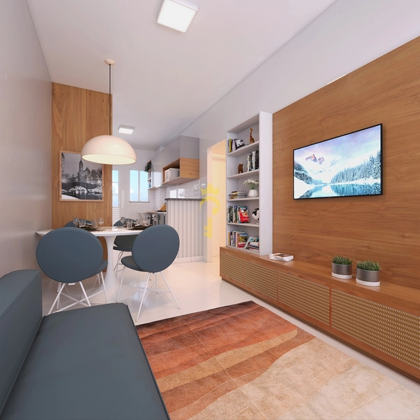 Casa com 2 dormitórios - Bairro planejado Campo Belo : 3ª foto da galeria de imagens do imóvel
