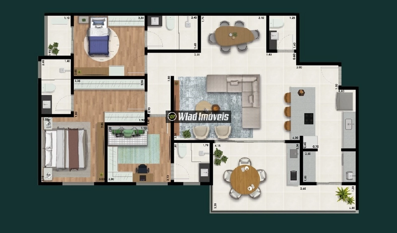 Apartamento à venda, 3 quartos, 3 suítes, 2 vagas, Pinheirinho Vinhedo: 25ª foto da galeria de imagens do imóvel