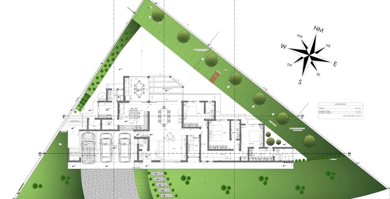 Terreno plano esquina 855 m² venda Condomínio Villagio Paradiso Itatib: 6ª foto da galeria de imagens do imóvel