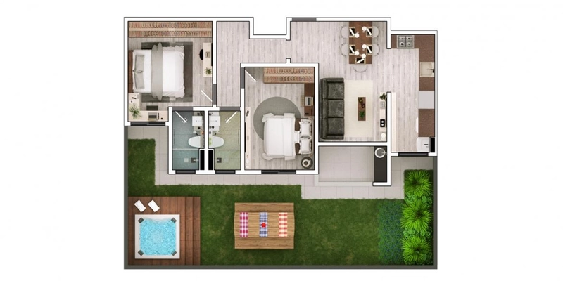 Apartamento 03 quartos a Venda Bairro Santa Claudina em Vinhedo: 22ª foto da galeria de imagens do imóvel
