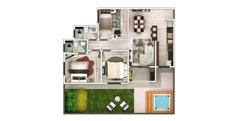 Apartamento 03 quartos a Venda Bairro Santa Claudina em Vinhedo: 26ª foto da galeria de imagens do imóvel