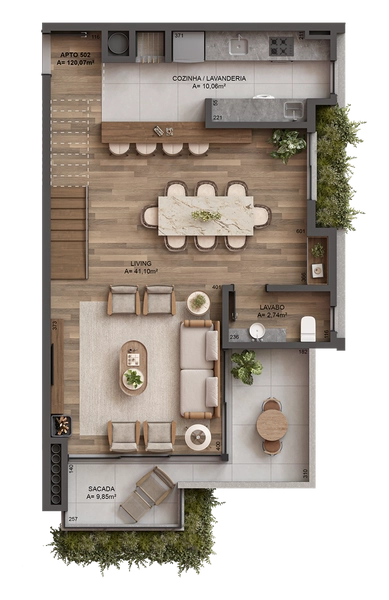 Apartamento 3 suítes em Gramado: 5ª foto da galeria de imagens do imóvel