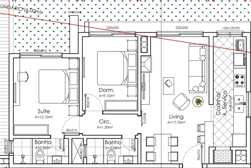 Apartamento 2 dormitórios em Gramado: 6ª foto da galeria de imagens do imóvel