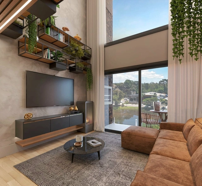 Loft 1 suíte em Gramado: 1ª foto da galeria de imagens do imóvel