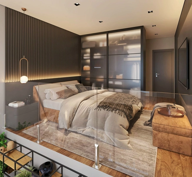 Loft 1 suíte em Gramado: 3ª foto da galeria de imagens do imóvel