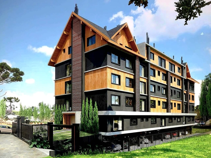 Apartamento 1 suíte em Gramado: 2ª foto da galeria de imagens do imóvel