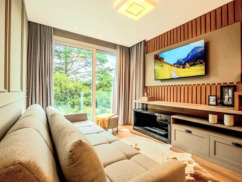 Apartamento 1 suíte em Gramado: 1ª foto da galeria de imagens do imóvel