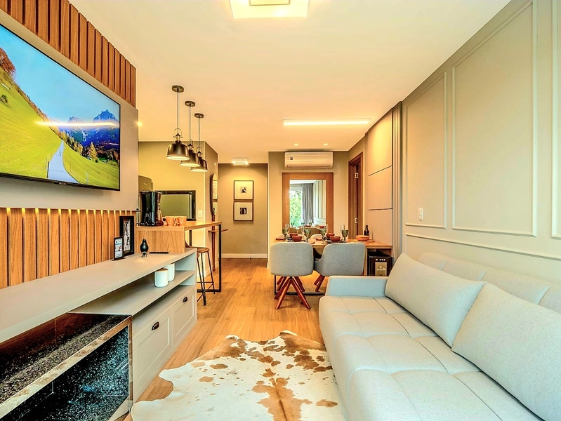 Apartamento 1 suíte em Gramado: 2ª foto da galeria de imagens do imóvel