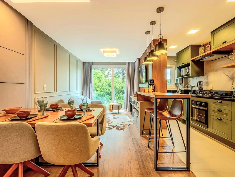 Apartamento 1 suíte em Gramado: 4ª foto da galeria de imagens do imóvel