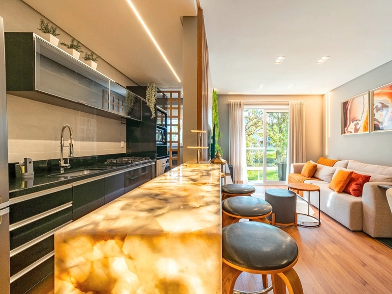 Apartamento 1 suíte em Gramado: 3ª foto da galeria de imagens do imóvel