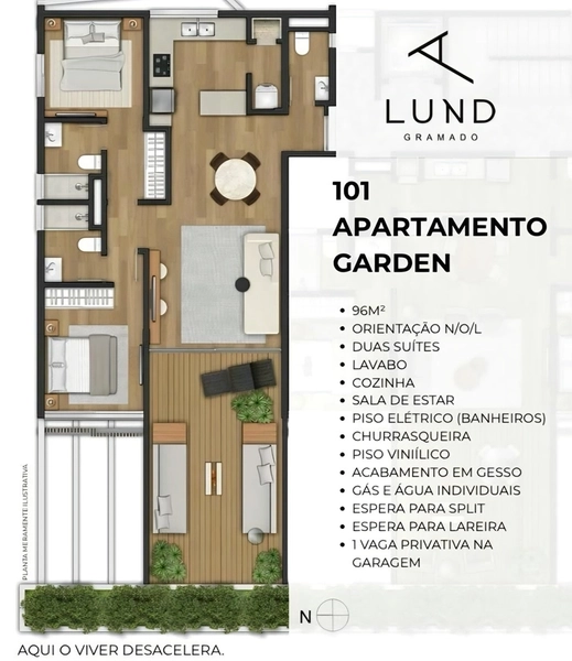 Apartamento 2 suítes em Gramado: 8ª foto da galeria de imagens do imóvel