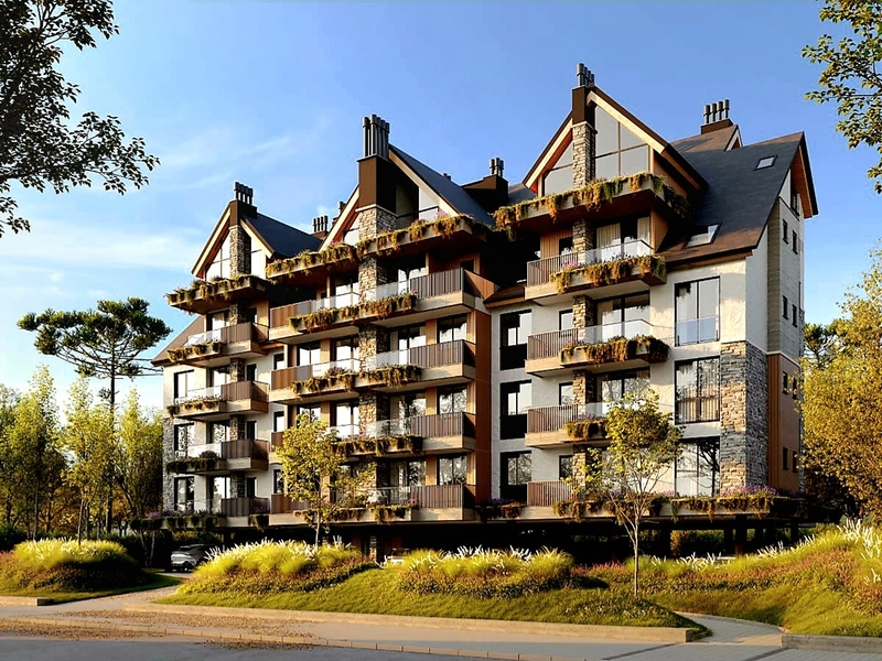 Apartamento 2 dormitórios em Gramado: 2ª foto da galeria de imagens do imóvel