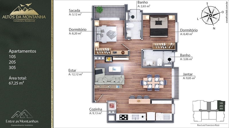 Apartamento 2 dormitórios em Gramado: 7ª foto da galeria de imagens do imóvel