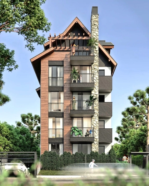 Apartamento 2 suítes em Gramado: 2ª foto da galeria de imagens do imóvel