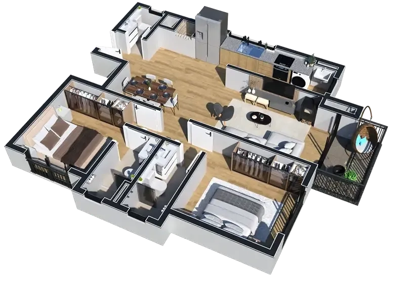 Apartamento 2 suítes em Gramado: 9ª foto da galeria de imagens do imóvel