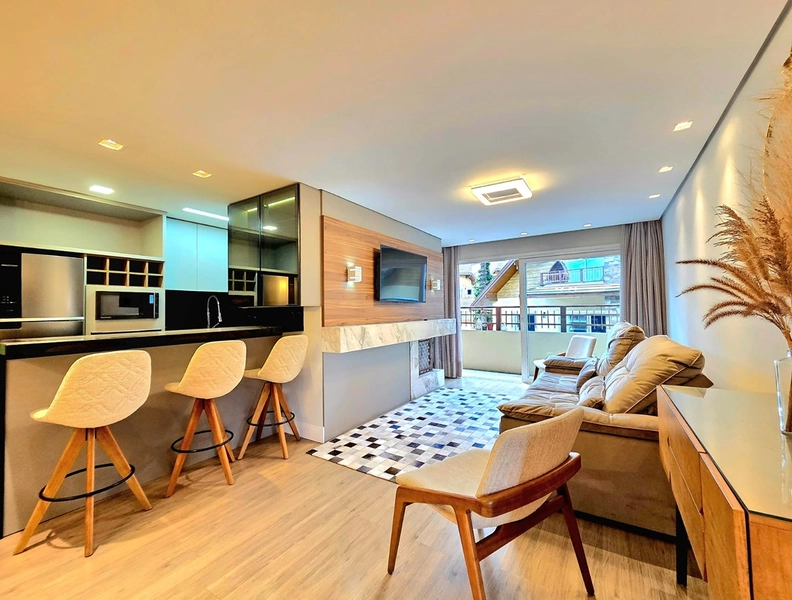 Apartamento 2 suítes em Gramado: 3ª foto da galeria de imagens do imóvel