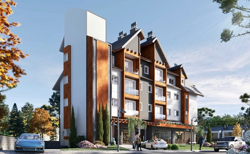 Apartamento 2 suítes em Gramado: 1ª foto da galeria de imagens do imóvel