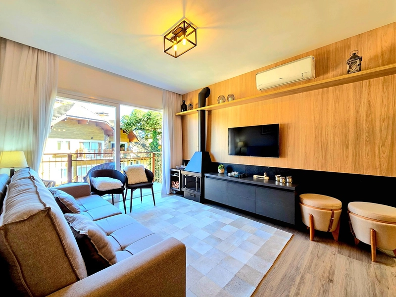 Apartamento 1 suíte em Gramado: 1ª foto da galeria de imagens do imóvel