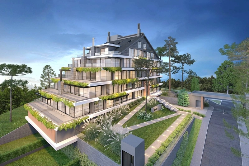 Apartamento 1 suíte em Gramado: 3ª foto da galeria de imagens do imóvel