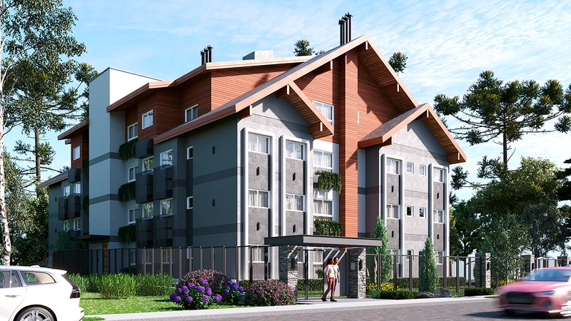 Apartamento 2 dormitórios em Gramado: 1ª foto da galeria de imagens do imóvel