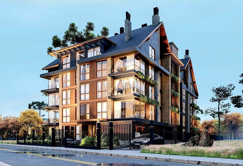 Apartamento 1 suíte em Gramado: 2ª foto da galeria de imagens do imóvel