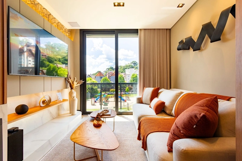 Apartamento 2 suítes em Gramado: 1ª foto da galeria de imagens do imóvel