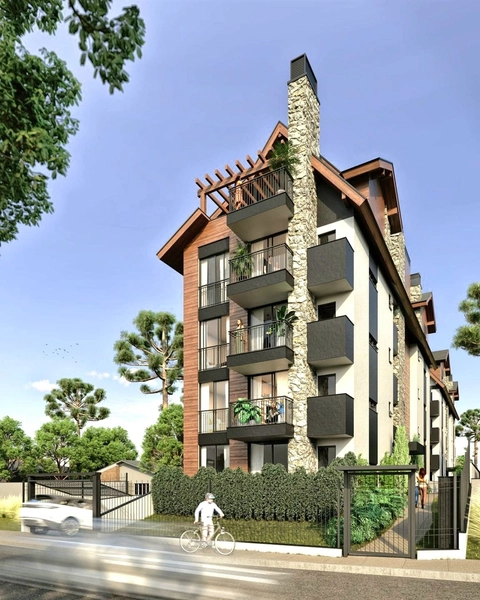 Apartamento 2 dormitórios em Gramado: 2ª foto da galeria de imagens do imóvel