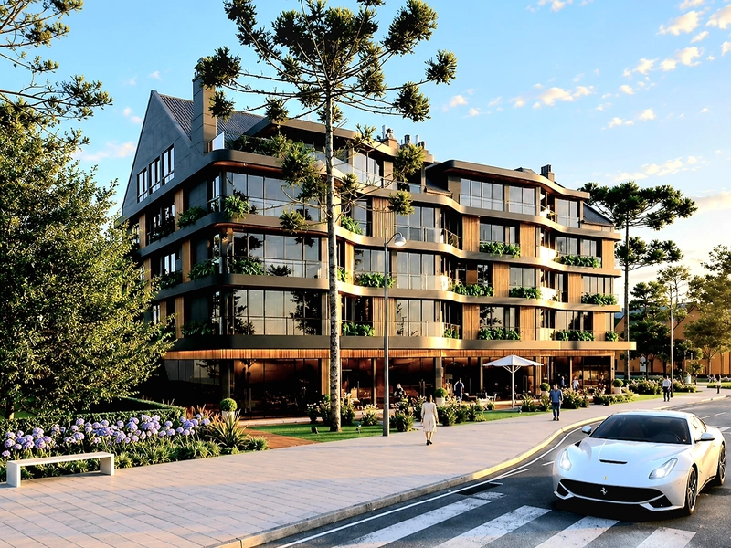 Apartamento 2 suítes em Gramado: 2ª foto da galeria de imagens do imóvel
