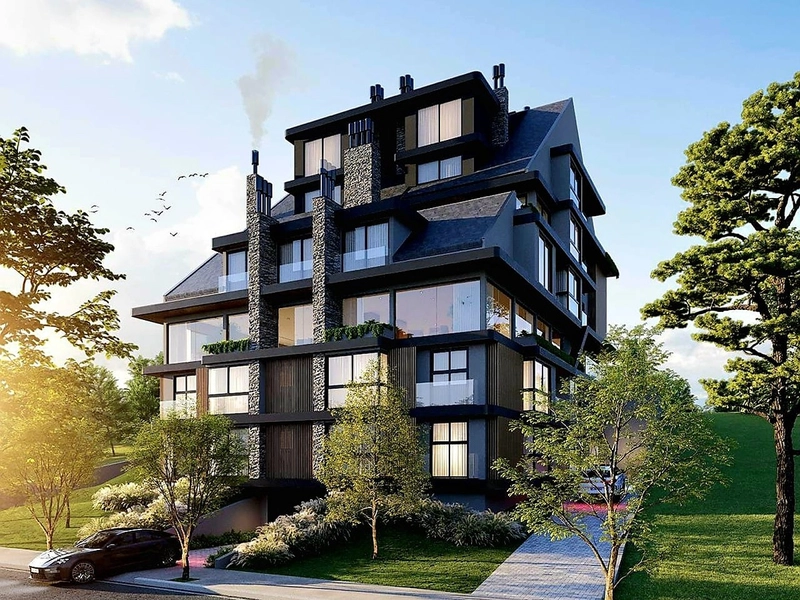 Apartamento 3 suítes em Gramado: 3ª foto da galeria de imagens do imóvel