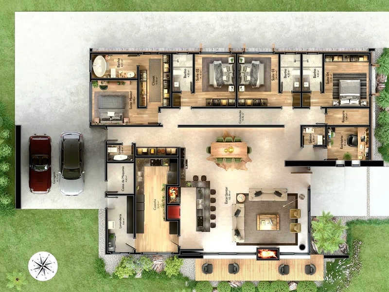 Casa 4 suítes no Condomínio O Bosque em Gramado: 20ª foto da galeria de imagens do imóvel