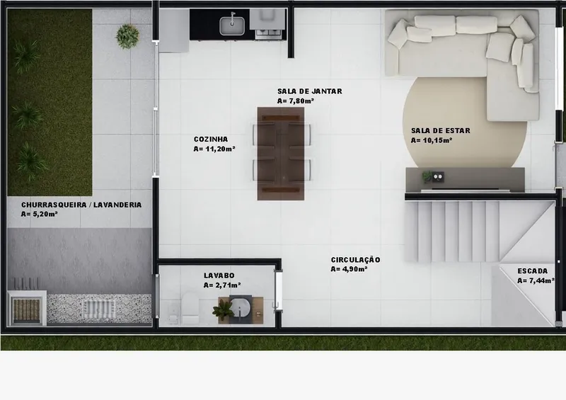 Condominio de Sobrados - Xaxim: 12ª foto da galeria de imagens do imóvel