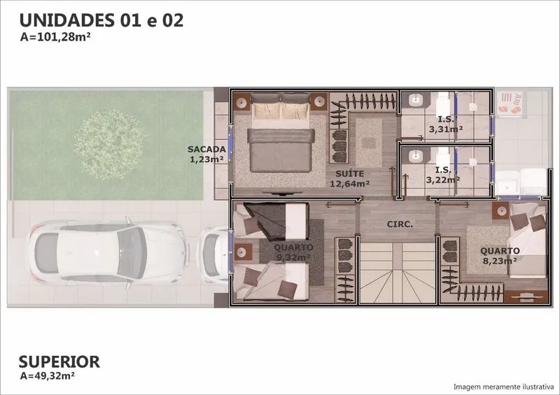Condominio de Sobrados - Residencial Terraza: 9ª foto da galeria de imagens do imóvel