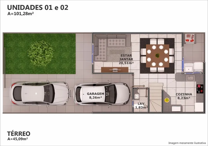 Condominio de Sobrados - Residencial Terraza: 8ª foto da galeria de imagens do imóvel
