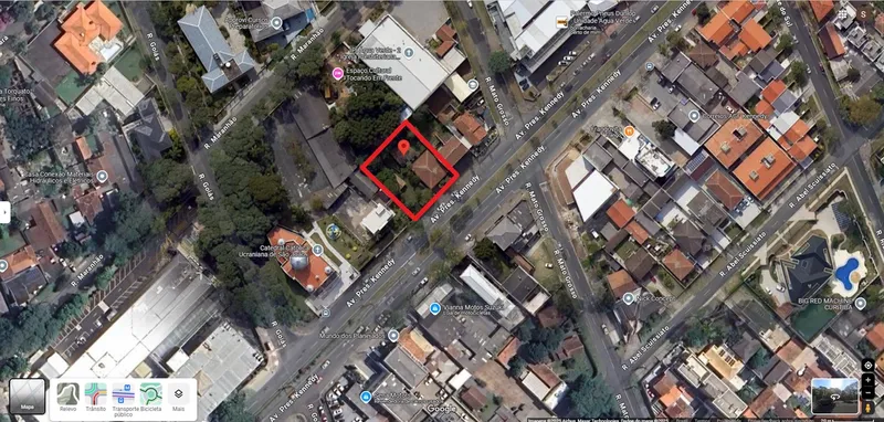 Area de 980,00 com testada de 28 m - ZR3 Agua Verde: 1ª foto da galeria de imagens do imóvel