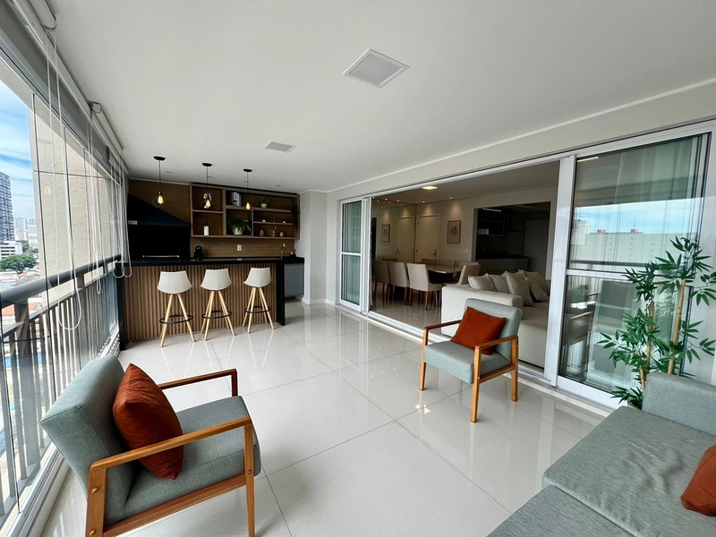 Apartamento no Tatuapé 3 Suítes  Mobiliado e decorado: 3ª foto da galeria de imagens do imóvel