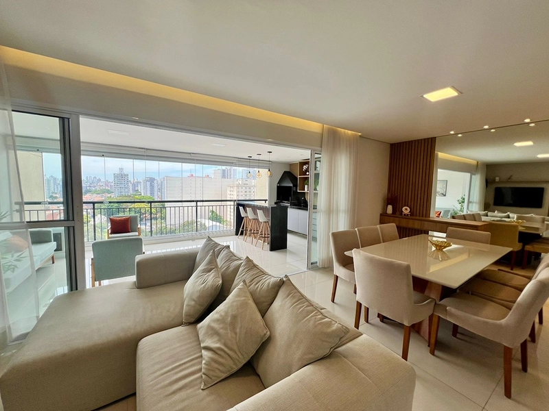 Apartamento no Tatuapé 3 Suítes  Mobiliado e decorado: 7ª foto da galeria de imagens do imóvel