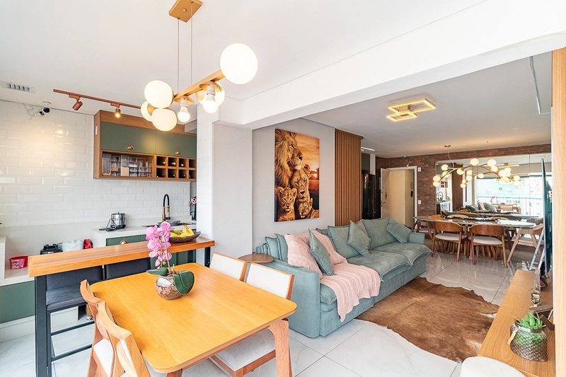 Apartamento no Tatuapé Mobiliado e decorado: 4ª foto da galeria de imagens do imóvel