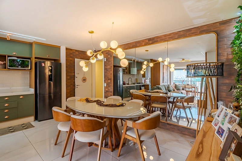 Apartamento no Tatuapé Mobiliado e decorado: 7ª foto da galeria de imagens do imóvel
