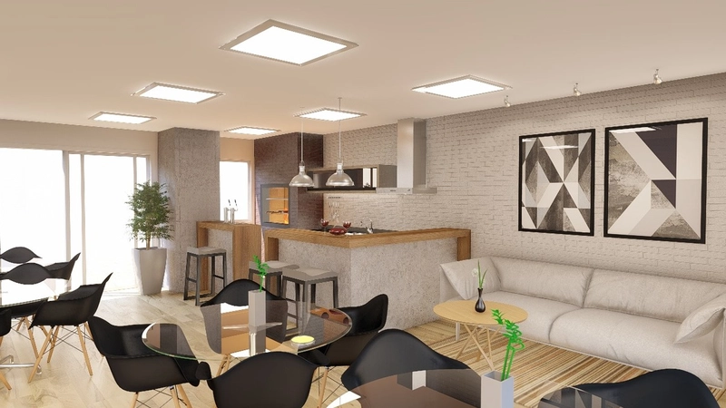 APARTAMENTO LATERAL EM EDIFÍCIO FRENTE MAR NA PRAIA CENTRAL: 7ª foto da galeria de imagens do imóvel