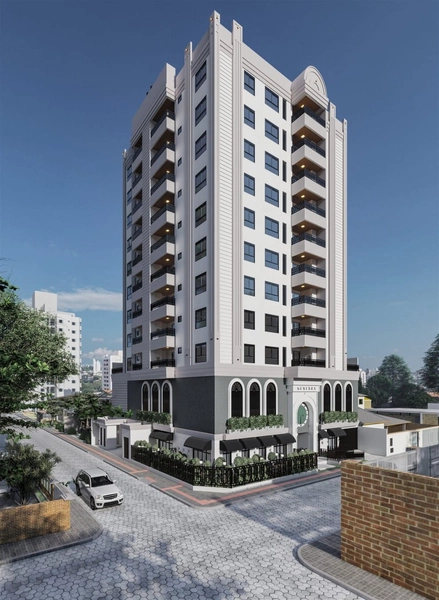 APARTAMENTO NA PLANTA COM DUAS SUITES NO CENTRO DE NAVEGANTES: 1ª foto da galeria de imagens do imóvel