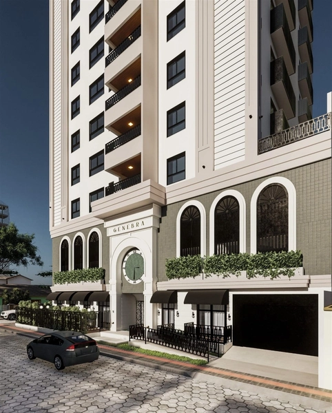 APARTAMENTO NA PLANTA COM DUAS SUITES NO CENTRO DE NAVEGANTES: 3ª foto da galeria de imagens do imóvel