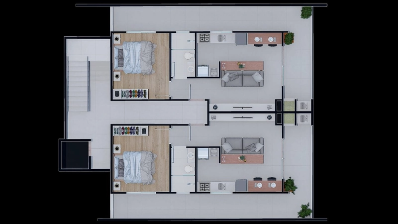 APARTAMENTO NA PLANTA - GRAVATÁ NAVEGANTES: 5ª foto da galeria de imagens do imóvel