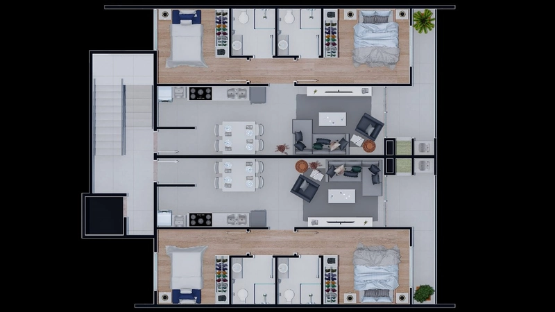 APARTAMENTO NA PLANTA - GRAVATÁ NAVEGANTES: 4ª foto da galeria de imagens do imóvel