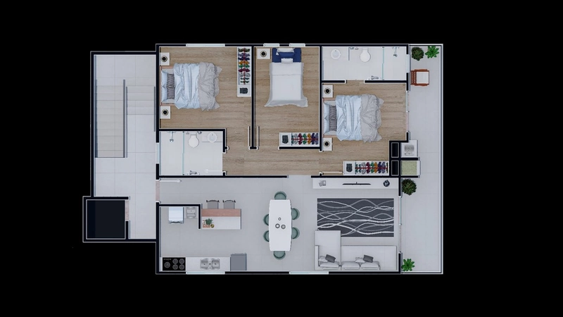 APARTAMENTO NA PLANTA - GRAVATÁ NAVEGANTES: 6ª foto da galeria de imagens do imóvel