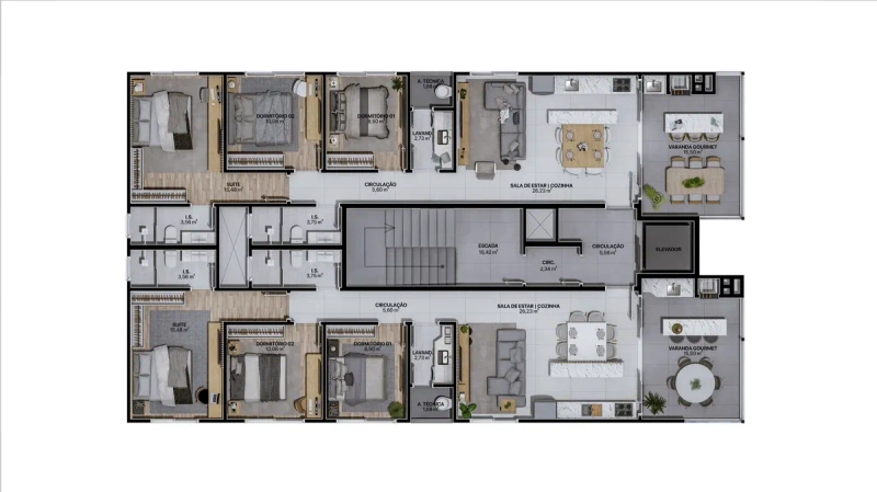APARTAMENTOS NA PLANTA COM ENTREGA PARA DEZEMBRO/2026: 15ª foto da galeria de imagens do imóvel